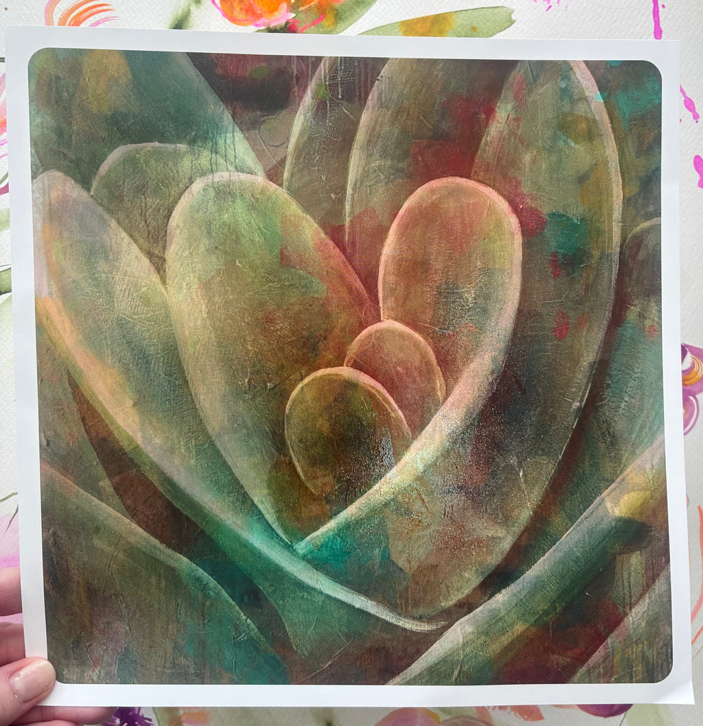 Succulent ~ Greeting Card (square)