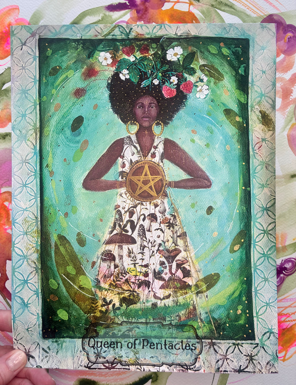 Queen of Pentacles ~ print
