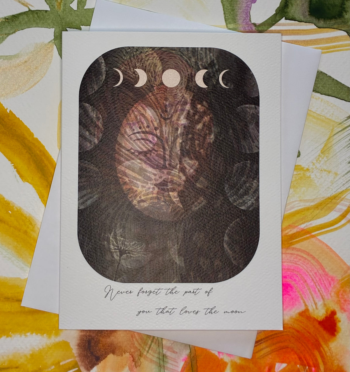 Moon ~ greeting card