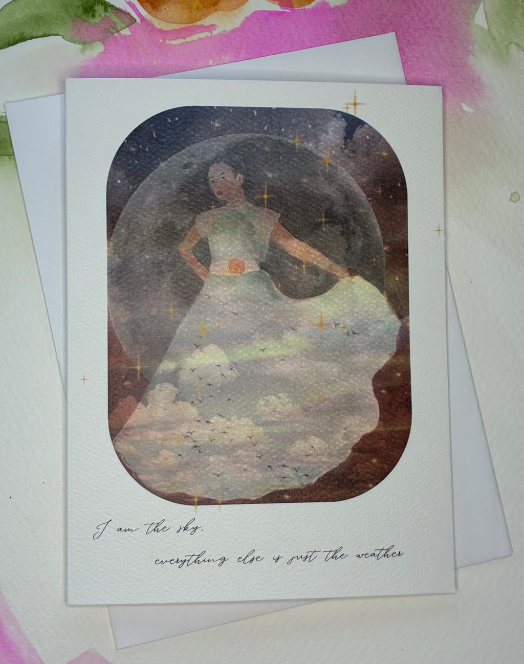 You are the Sky ~ greeting card