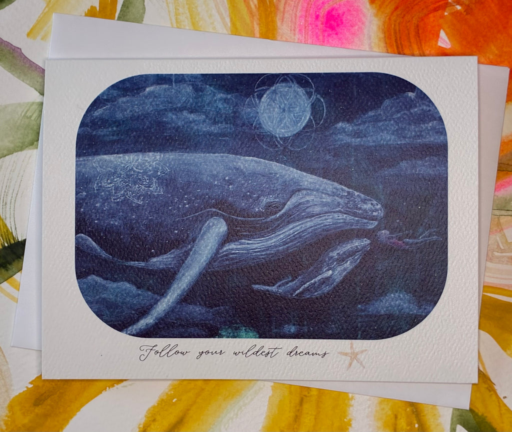 Follow Your Wildest Dreams ~ greeting card