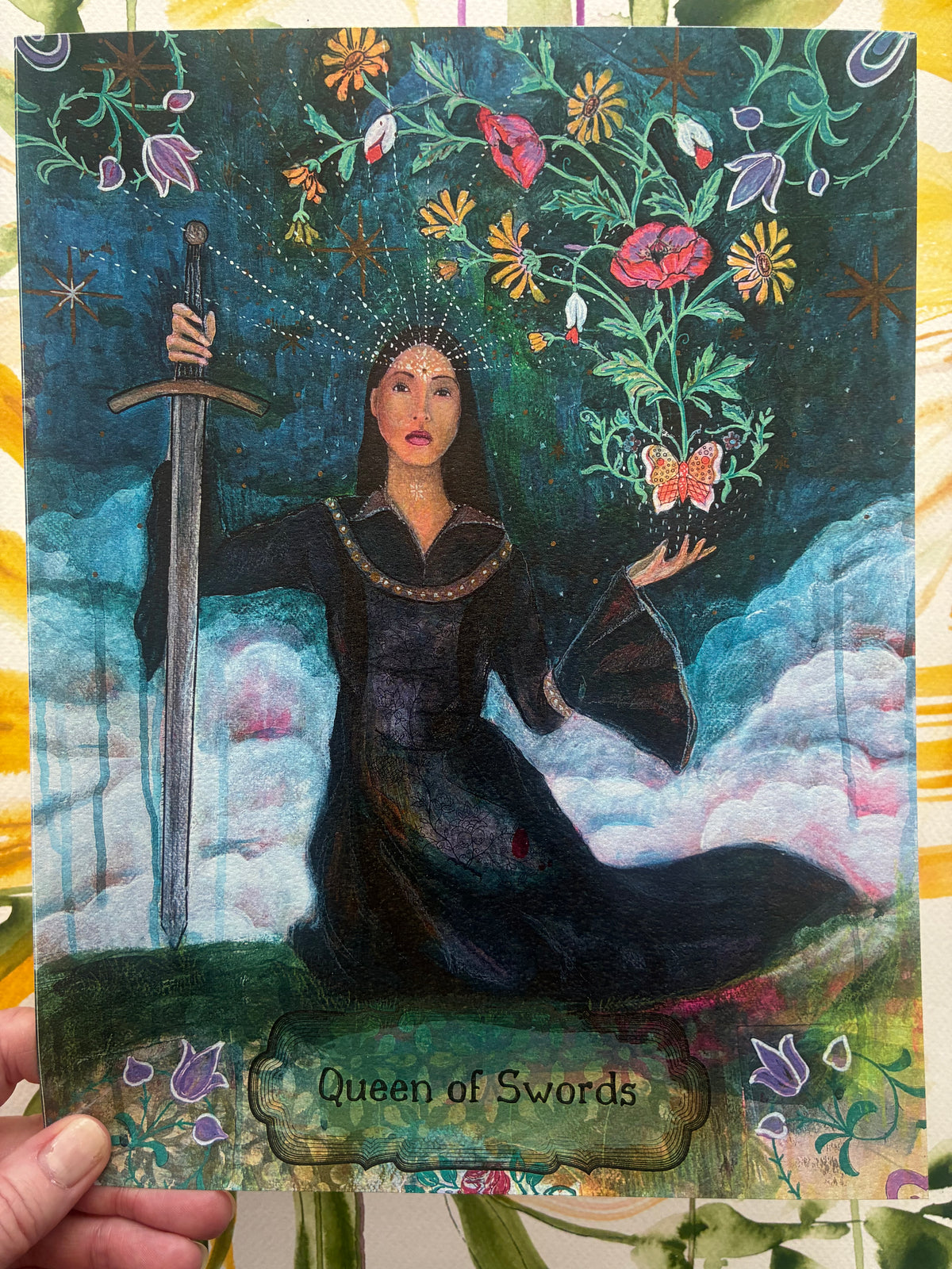 Queen of Swords ~ print