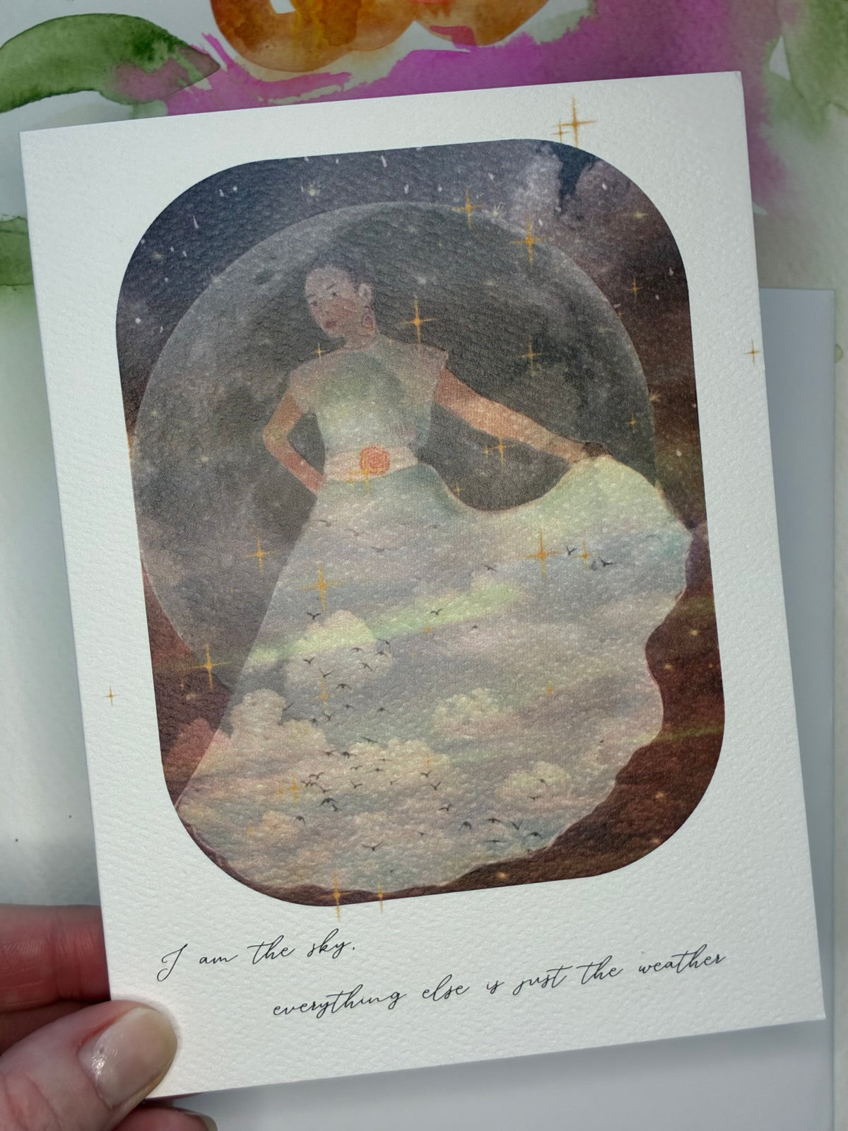 You are the Sky ~ greeting card