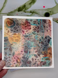 Winter Garden ~ square greeting card