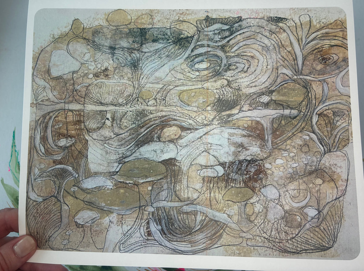 Mushrooms ~ print