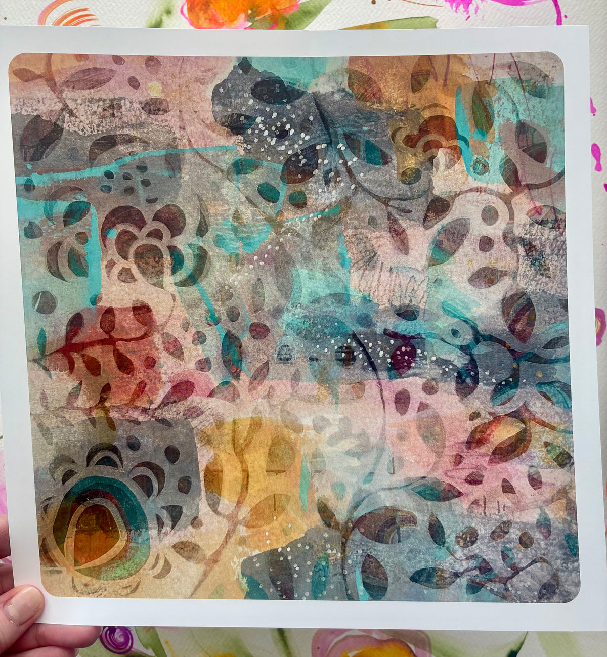 Winter Garden ~ Greeting Card (square)