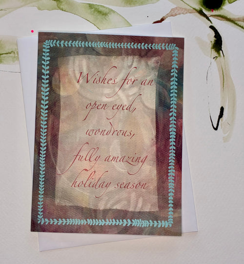 Christmas Wishes ~ greeting card