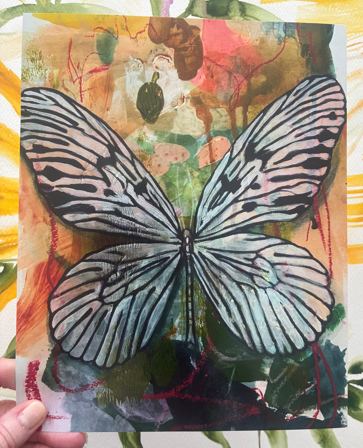 Palette Butterfly ~ print