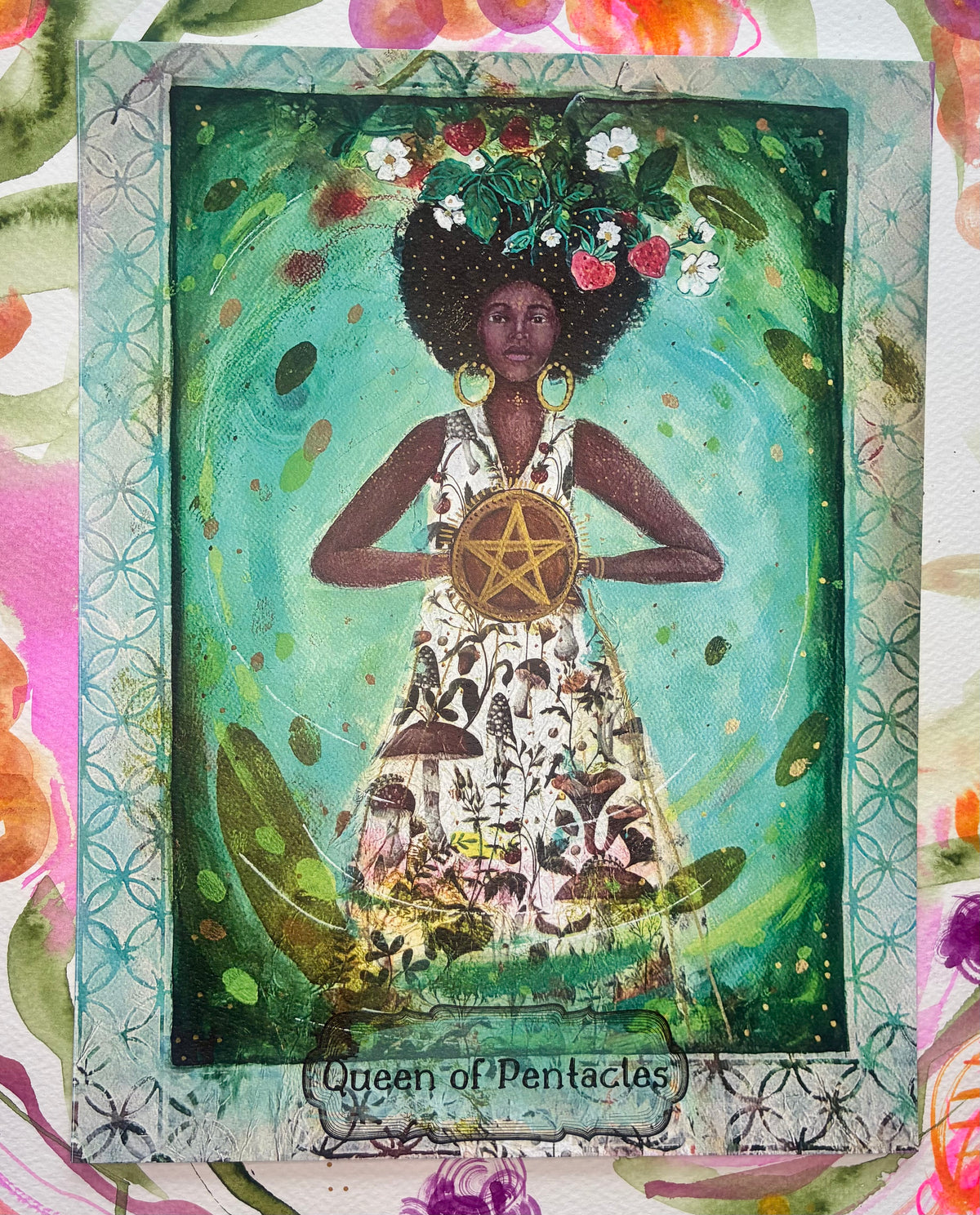 Queen of Pentacles ~ print