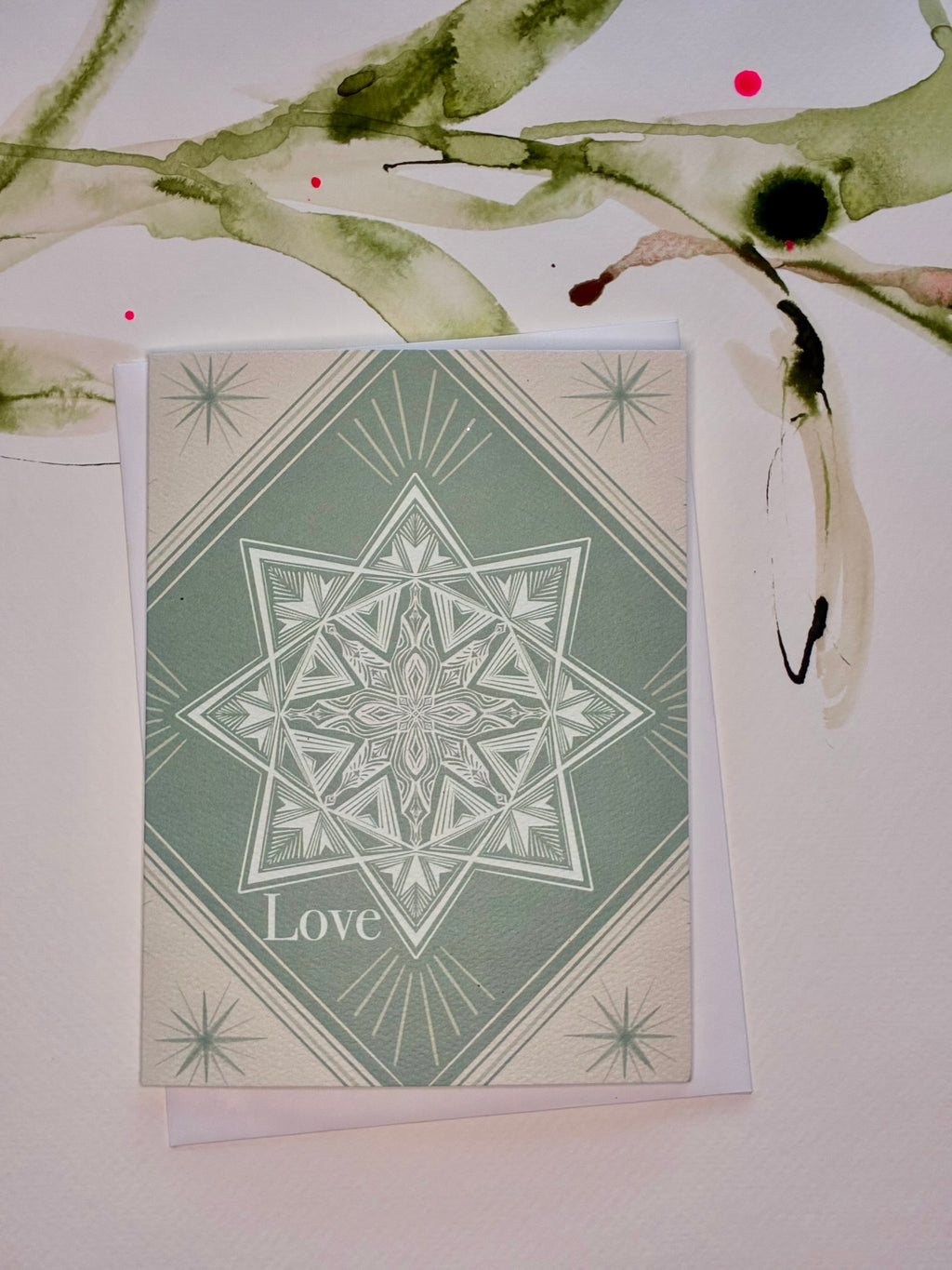 Love ~ greeting card with envelope