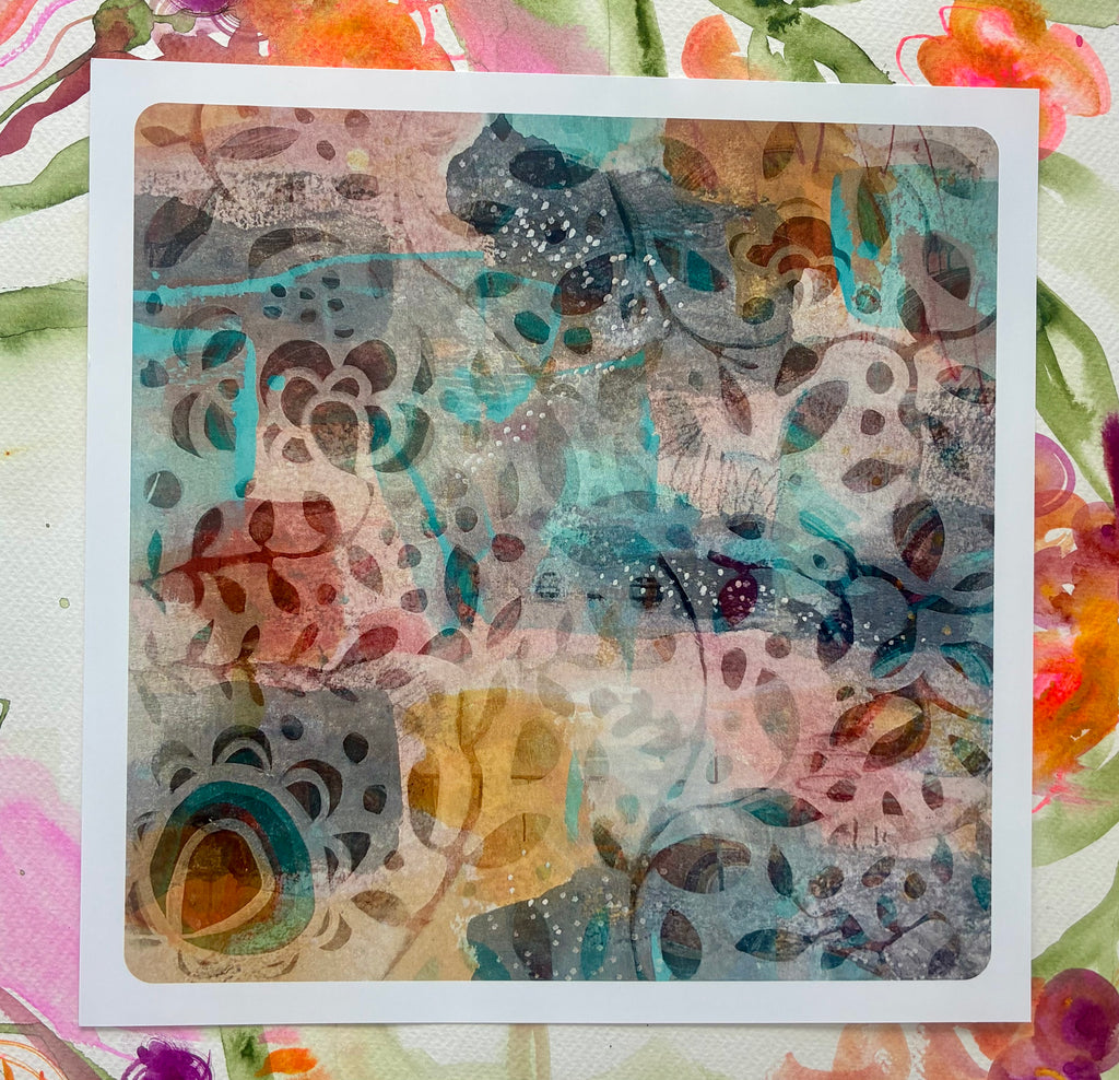 Winter Garden ~ Greeting Card (square)
