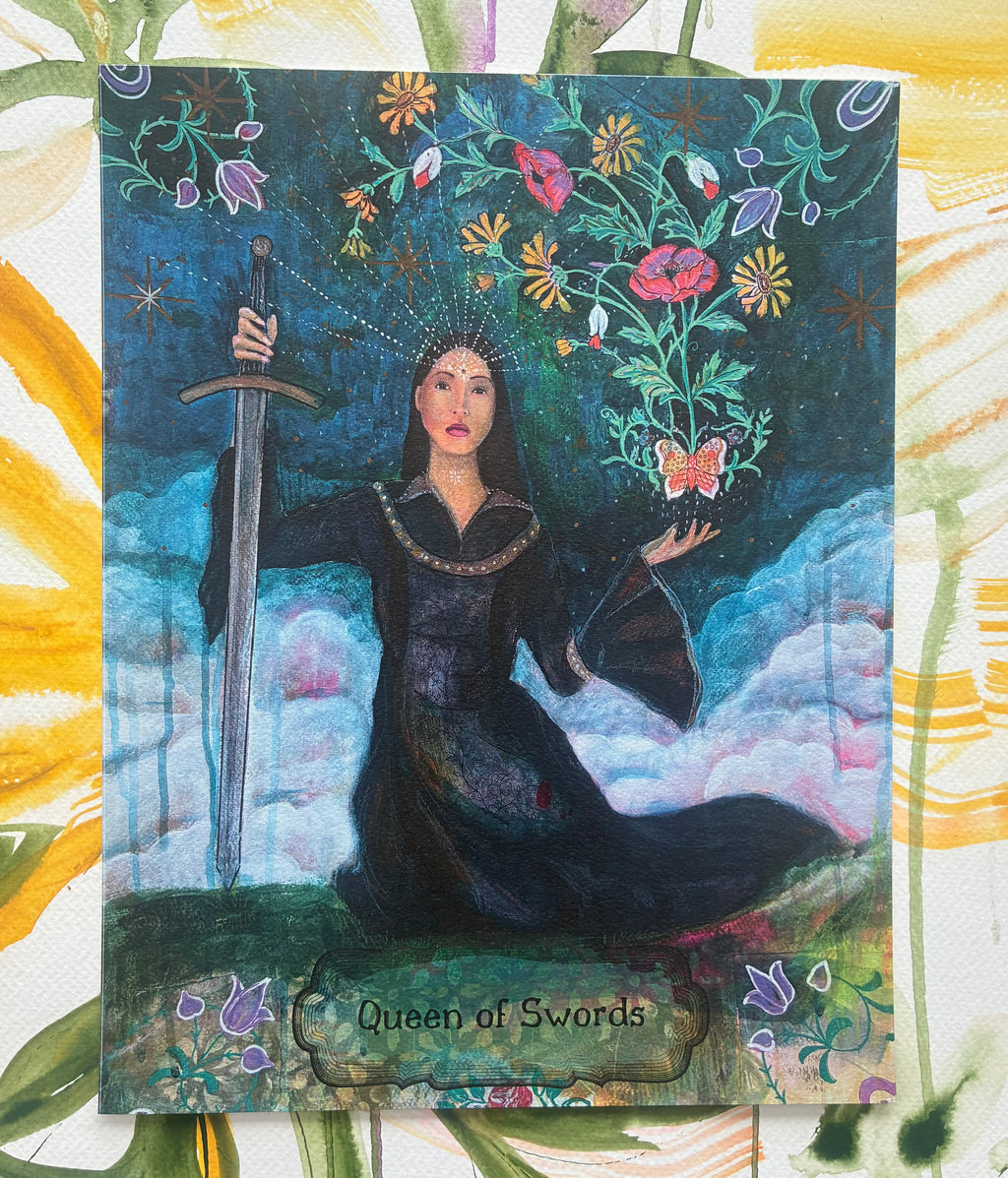 Queen of Swords ~ print