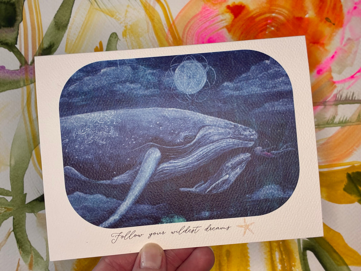 Follow Your Wildest Dreams ~ greeting card