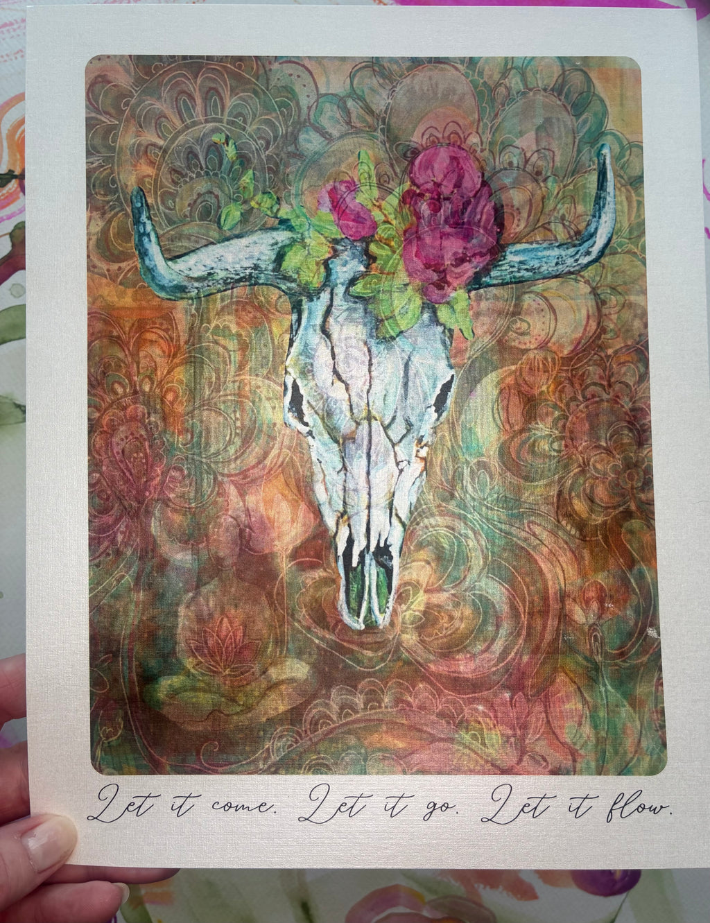 Let it Come. Let it Go. Let it Flow. ~ print